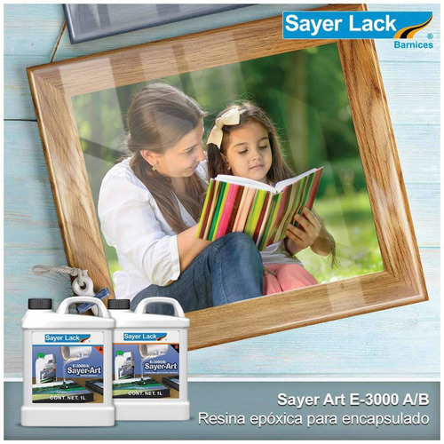Imagen 2 de 3 de Resina Epoxica Encapsulados Arte Sayer Art A+b 500 Ml Total