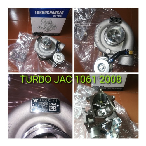 Turbo Jac 1061 Años 2008 2009 Motor 4102 Hp60