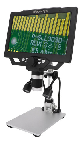 Lupa De Microscopio Tipo Moneda De 12 Mp, Pantalla Lcd Digit