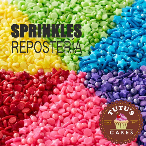 Mix Perlas Rods Multicolor Comestible Sprinkles 50gr