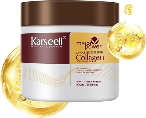 Karseell Colageno Mascara Capilar Hidratante Restaura 100ml