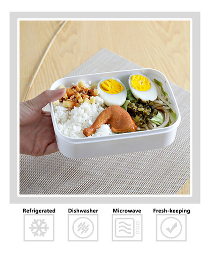 Un Recipiente De Almacenamiento De Alimentos Con Tapa De Dos
