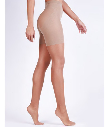 Imagen 2 de 10 de Panty Media Reductora Modeladora Loba By Lupo Importada