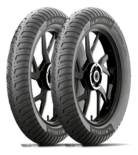Par Pneu 80/100-18 + Pneu 120/80-16 City Extra Michelin