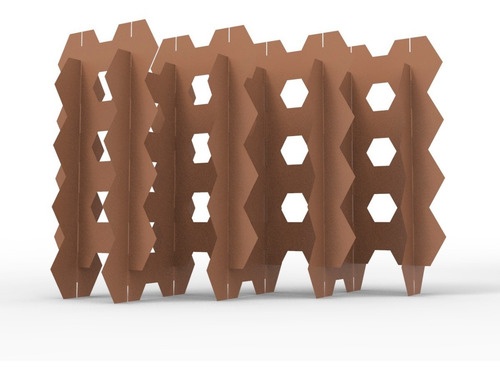 Biombo Modular De Cartón Para Separación Mediano