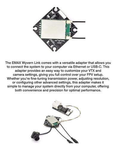 Transmisor De Vídeo Hd Wyvern Link Openipc Vtx Alpha 100mw V