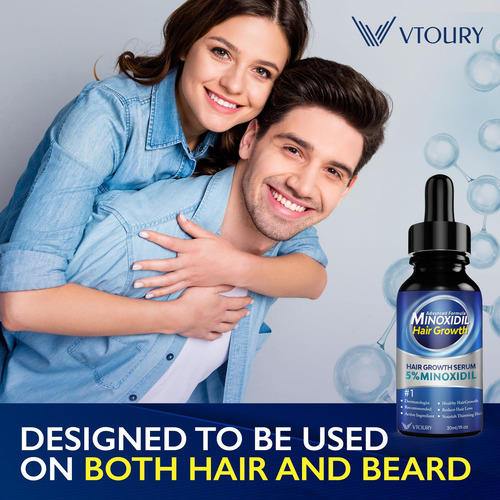 Solución De Crecimiento Del Cabello Con Minoxidil Al 5% Para