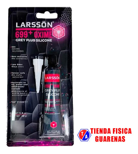 Silicone Gris Alta Temperatura 5min 100grs Larsson