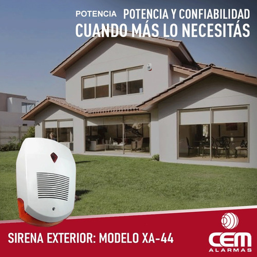 Kit Alarma Domiciliaria- 4 Sensor-controles-sirenas-batería