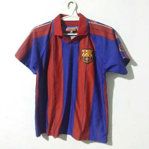 Camiseta Barcelona Titular  1997 Talle 12 Niño