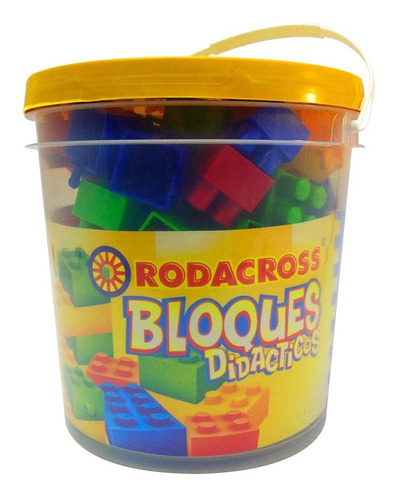 Juego Rasti Didactico Bloques X 78u Con Rueditas Rodacross