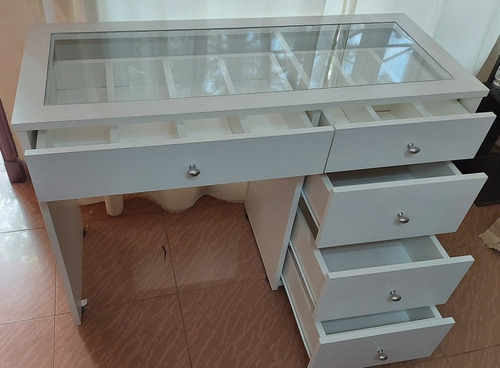 Imagen 7 de 10 de Maquillador Tocador Alto 70cm Largo 90cm Prof 45cm