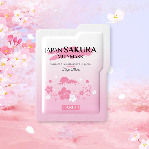 Gp Mascarilla De Barro Cherry Blossom Que Limpia Los Poros