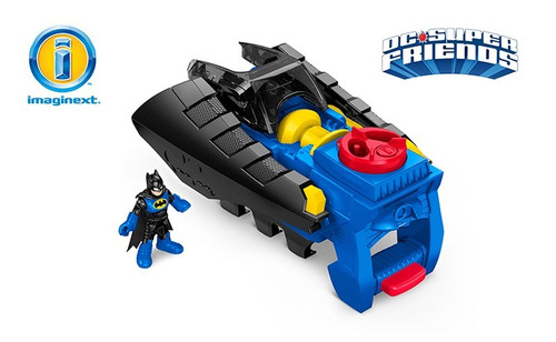 Imagen 3 de 10 de Imaginext Dc Comics Batilanzador 2 En 1 - Fisher Price Dtp99