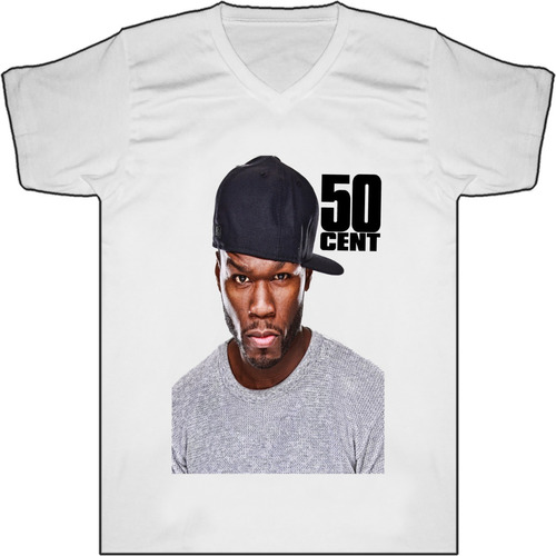 Camiseta 50 Cent Rap Hip Hop Bca Tienda Urbanoz