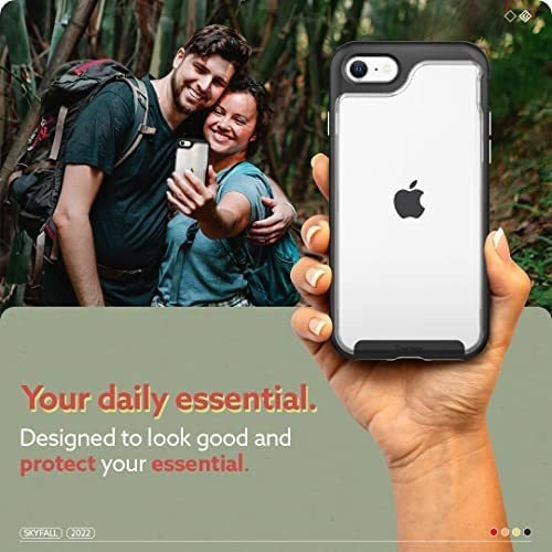 Imagen 4 de 7 de Funda Caseology Skyfall Para iPhone Se2020/8/7 Black