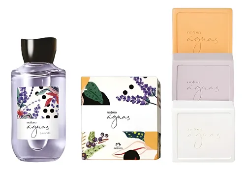 Natura Agua De Colonia Lavanda+caja Jabones Regalo+bolsa Reg