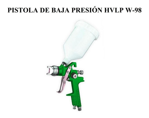 Pisotola Para Pintar De Gravedad Green W98