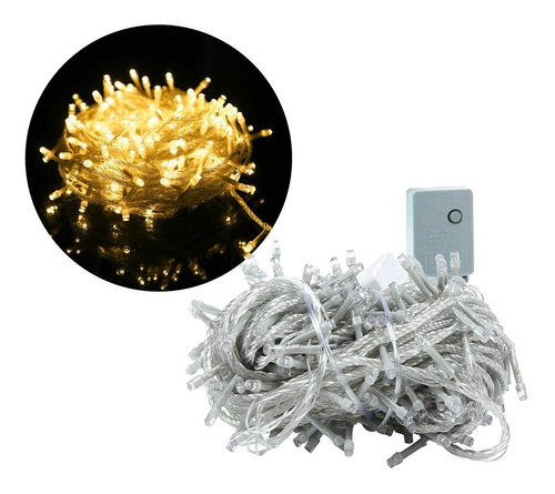 Luces Micro Led Arbol Navidad X 100 Alto Brillo Directo 220v