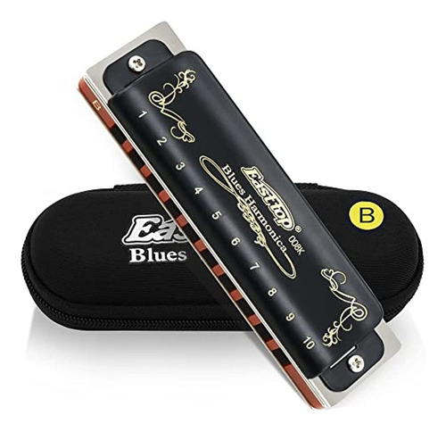 Easttop 10 Agujeros Blues  Armonica T008 K Clave De B Instru