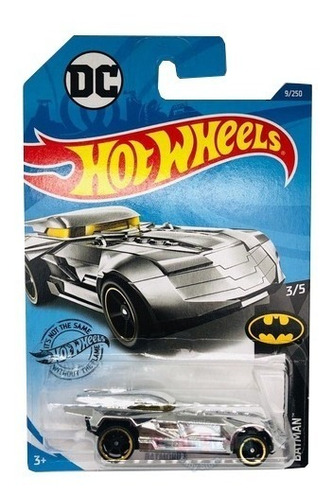 Hot Wheels Batimovil Plateado Serie Batman 3/5