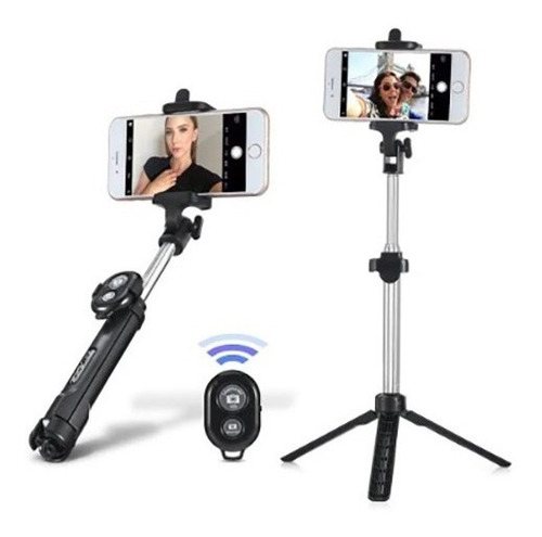 Bastão De Selfie 3 Em 1 Com Tripe Suporte Celular Hmaston