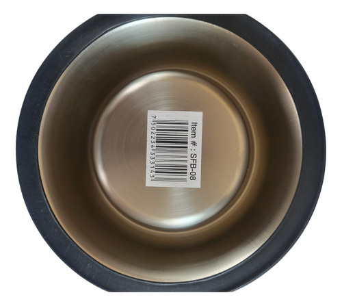 Plato De Acero Inoxidable Antiderrapante Para Perros Acero 64oz