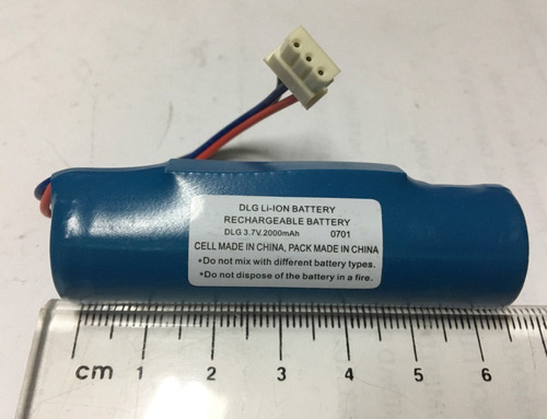 Pila Bateria Recargable 3.7v 2000mah Li-ion 3.7 V 2 Ah DLG