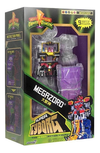 Boneco De Ação Super7 Power Rangers Super Cyborg Megazord