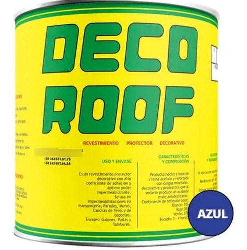 Impermeabilizante Deco Roof Galon Sureca 
