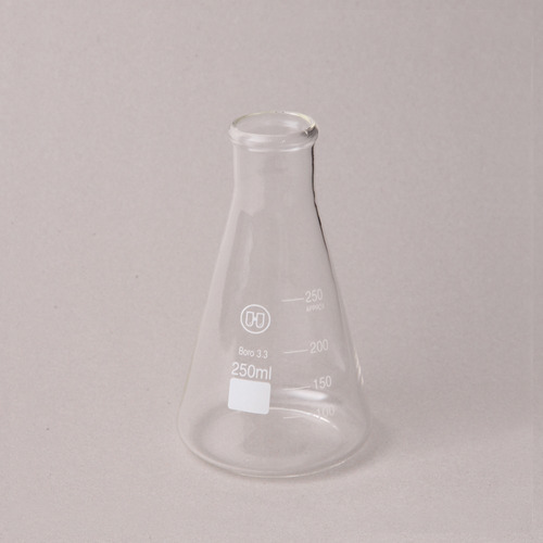 Imagen 1 de 2 de Erlenmeyer 250 Ml Vidrio Borosilicato 3.3