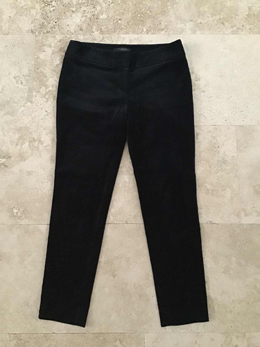 Pantalón Ann Taylor Negro Cropped Mujer Talla 00 Doble Cero (Usado)