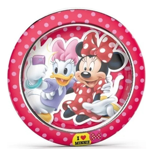 Plato Playo Plástico Personajes Disney Nena Infantil Personaje Minnie