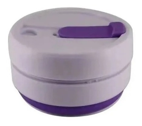 Vaso De Silicona- Plegable- Flexible- Mug Tapa Botella