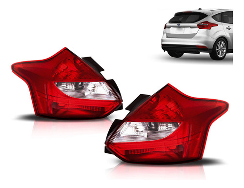 Par Lanterna Focus Hatch 2014 2015 Sem Led