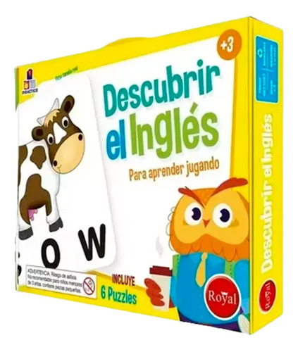 Juego De Mesa Descubrir En Ingles Royal +3