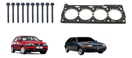 Kit Junta Tapa De Cilindros Con Bulones Vw Gol 1.0 1000 Mil