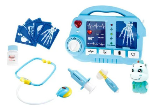 Kit Médico Doutor Raio X Infantil Emite Luz E Som Mini Dr