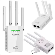 Comprar Repetidor Wifi 2800m 4 Antenas Amplificador De Sinal Bivolt