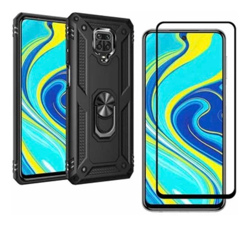 Carcasa Antigolpes Para Xiaomi Note 9s/pro+mica Vidiro