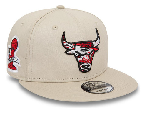 Gorra Chicago Bulls Nba 9fifty Seasonal Infill Light Beige