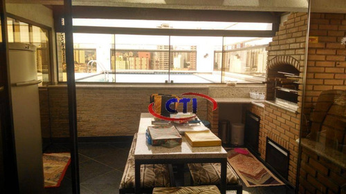 Imagem 19 de 23 de Cobertura Com 4 Dormitórios À Venda, 310 M² Por R$ 1.500.000,00 - Nova Petrópolis - São Bernardo Do Campo/sp - Co0103