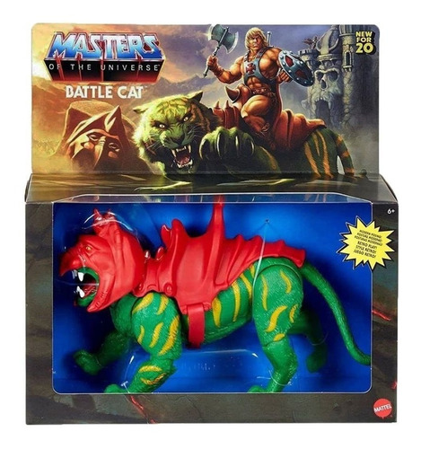 Figura De Cringer Battle Cat Masters Of The Universe Retro