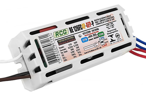 Reator Eletrônico Afp Bivolt P/ Compacta 4 Pinos 26w 110V/220V