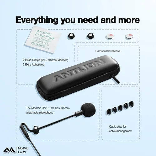 Micrófono Antlion Audio Modmic Uni 2+ Acoplable De 3,5 Mm | Cuotas