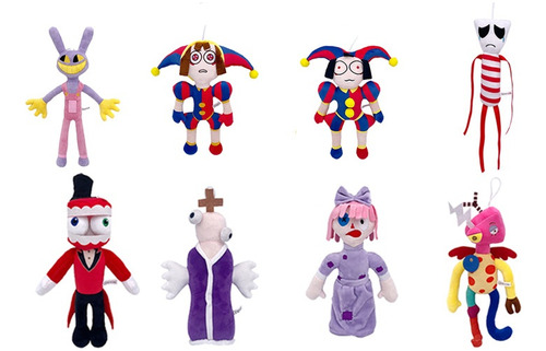 Peluche The Amazing Digital Circus Cross Queen Clown, 8 Unid