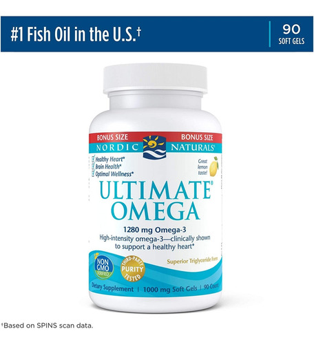 Imagem 8 de 8 de Omega 3 Nordic Naturals 1280mg - 90 Softgels