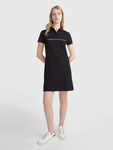 Polo tommy hilfiger negro sale