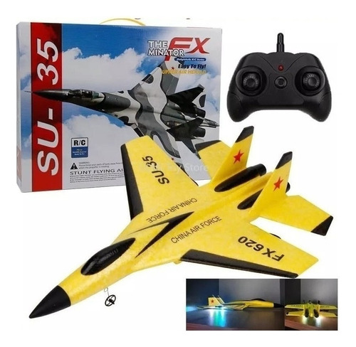 Twin Engine Rc Jet Airplane Fx820 Su-35 Control Remoto 2024