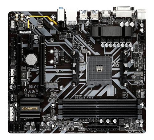 Motherboard Amd Gigabyte Ga-b450m Ds3h V2 Am4 B450